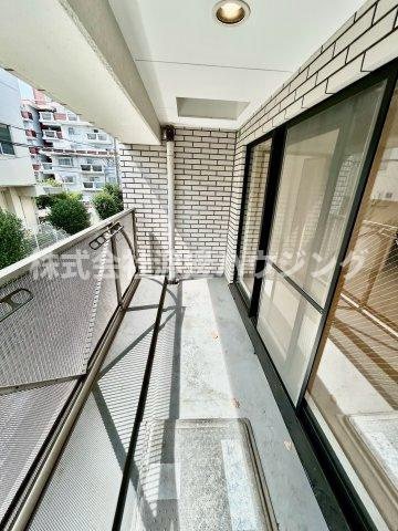 コーポウエハラIIのバルコニー