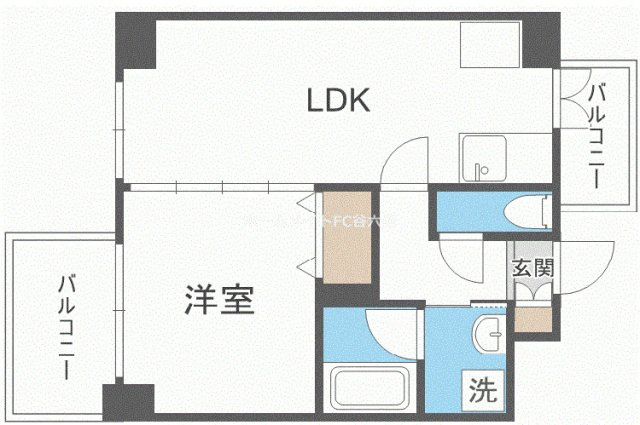【間取り】 | サムティ難波グレイス