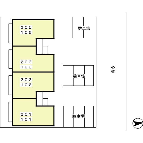 フレマリール安藤の区画図
