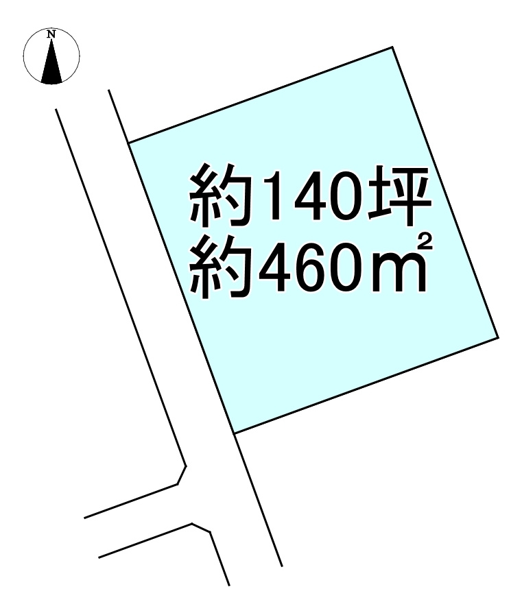 平形町2-6　売土地の区画図