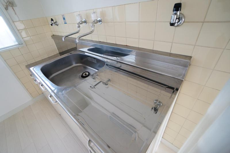 パークハイツミシマのキッチン|コンパクトなキッチンで掃除もラクラク