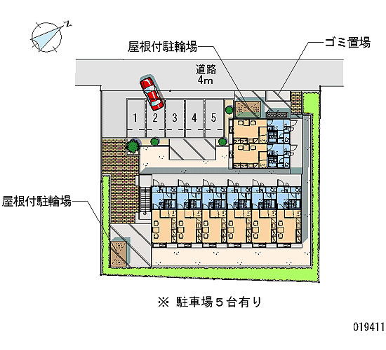 【駐車場】 | レオパレススワホーム | 画像4