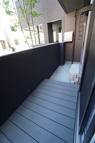 ピアヌーラ東雲のバルコニー