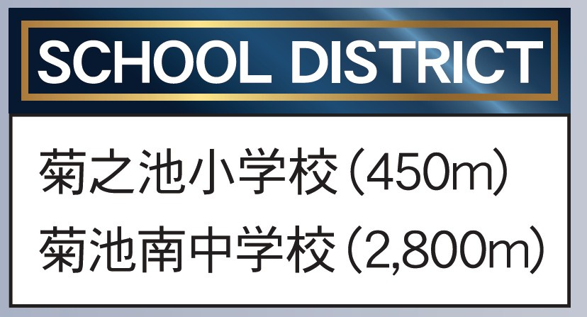仲介手数料不要　クレイドルガーデン菊池市西寺第2【菊之池小・菊池南中】の周辺