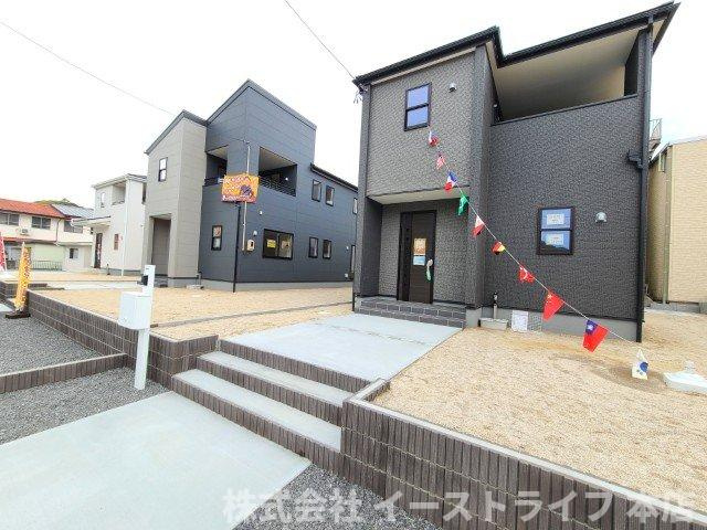 【新築戸建】　いわき市江名1期　ラスト1棟の外観|1,2,3号棟外観写真