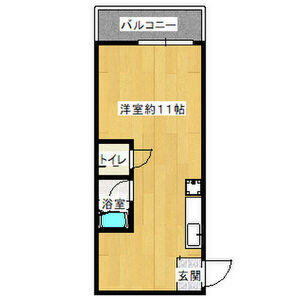 フラッグス肥後橋の間取り