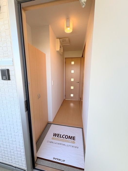 ライデンハイツⅡの玄関