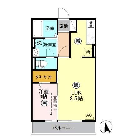 ライデンハイツⅡの間取り