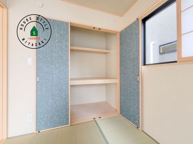 宮崎市大塚町小原田第1-4棟（B号棟）の収納|収納には困りません。