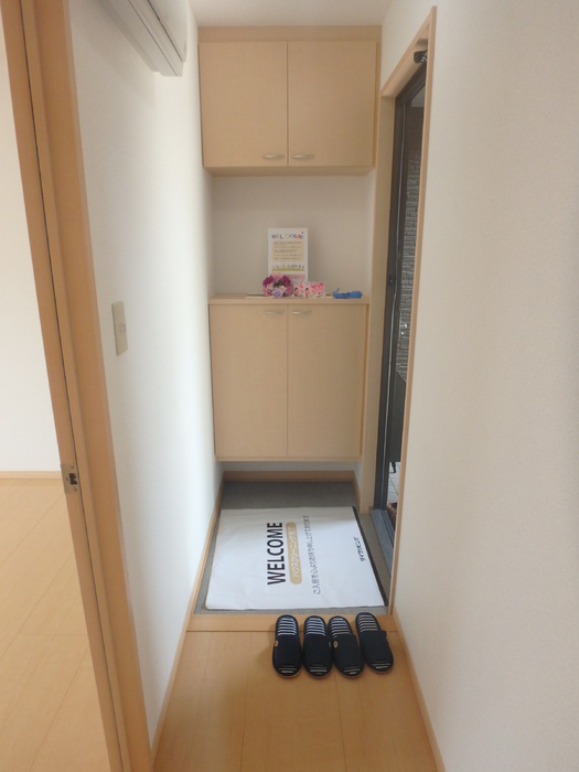 リビングタウン万々 E棟の玄関|玄関