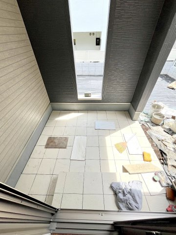 あきる野市小川東2丁目　新築分譲　全3棟　の庭|2025年撮影