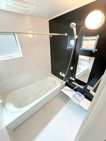 あきる野市小川東2丁目　新築分譲　全3棟　の浴室|2025年撮影