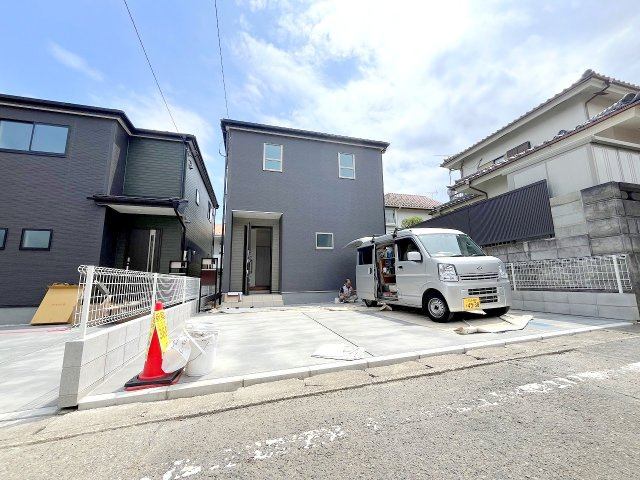 あきる野市小川東2丁目　新築分譲　全3棟　の外観|2025年撮影