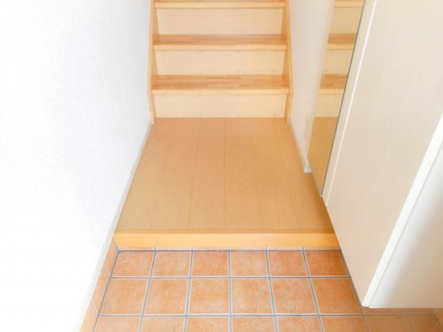 ノーブル港西　Ⅱの玄関