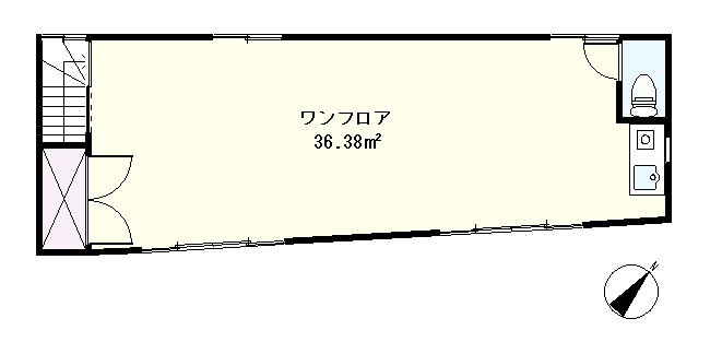 S1584R　2丁目事務所2Fの間取り