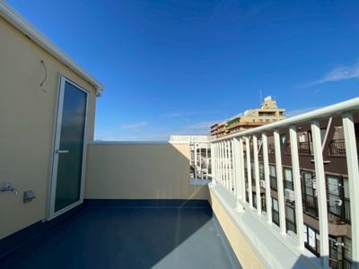 【バルコニー】 | 上板橋全4棟 販売３棟 | 屋上テラスからの眺望です。解放感のある眺望となっております。