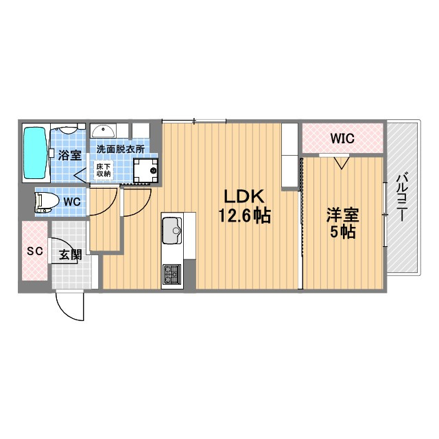 D-residence上甲子園の間取り