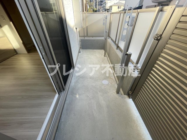 D-residence上甲子園のバルコニー