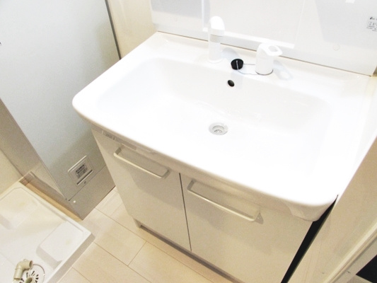 A・Grayish宝塚の洗面所|スペースが確保できる洗面所です