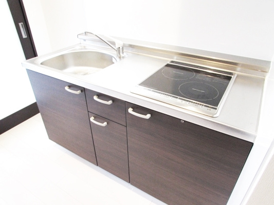 A・Grayish宝塚のキッチン|キッチンでお料理をお楽しみください