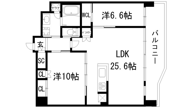 【間取り】 | プレジオ宝塚ASIAN
