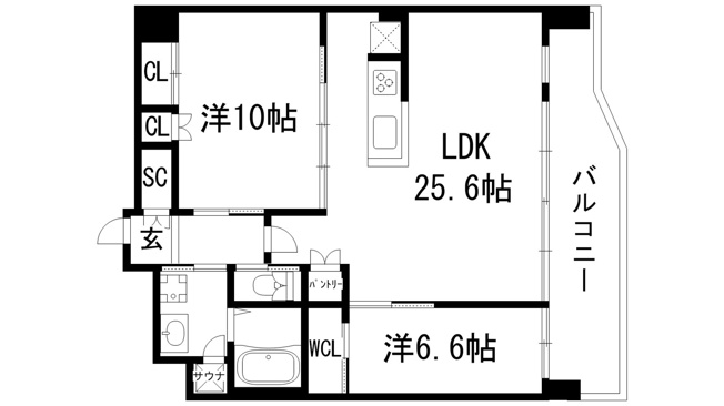 【間取り】 | プレジオ宝塚ASIAN