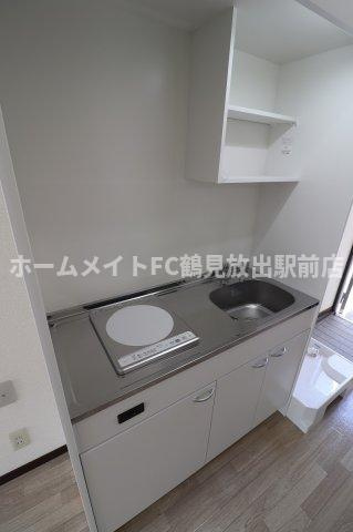 大阪市鶴見区放出東３丁目のハイツのキッチン