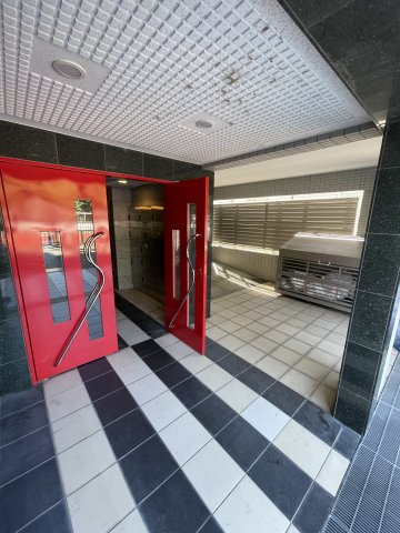 中野区江原町２丁目の賃貸マンションのエントランス