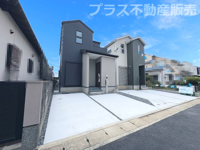 【外観】 | 福岡市南区弥永2丁目2期　1号棟（全2棟）【仲介手数料無料・0円】 | 現地写真。プラス不動産販売なら、現場の全ての棟をまとめてご見学頂けます。