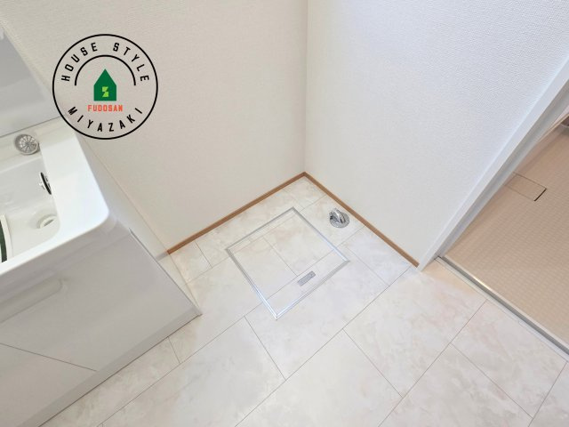 宮崎市生目台西一丁目第1-2棟（B号棟）のランドリースペース|ランドリースペースとなります。広々して有効的にご使用できます。 