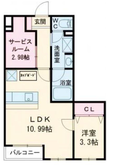 【間取り】 | ラフィス中野