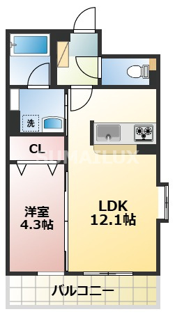ディアコート御領の間取り