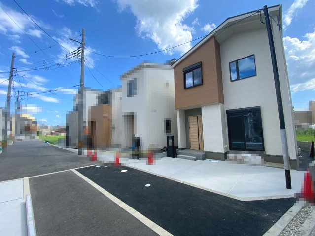 【成約済】京都市右京区西京極畑田町の前面道路含む現地写真|認定低炭素住宅の新築一戸建て