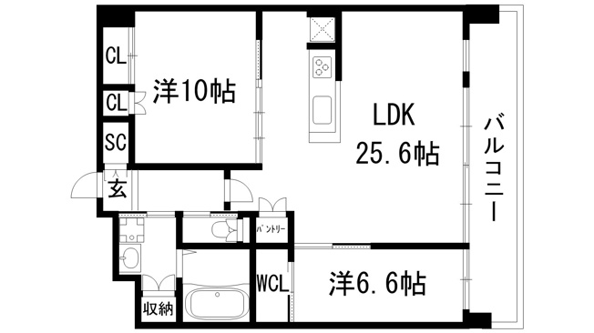 【間取り】 | プレジオ宝塚ASIAN