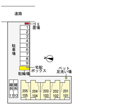【駐車場】 | ボナールコートⅡ | 駐車場