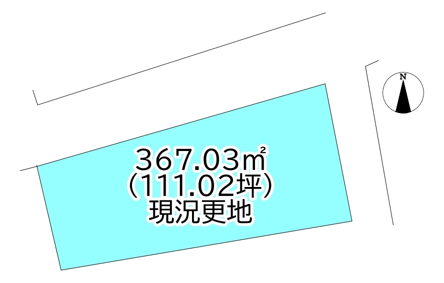 庄内町5丁目　売土地の区画図