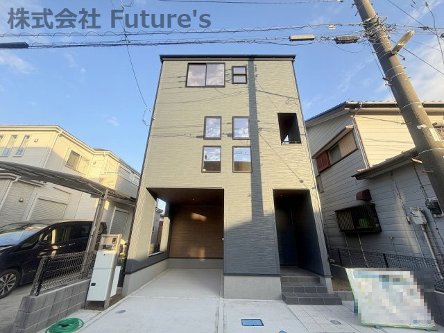 三郷市早稲田5丁目　新築戸建　全1棟の外観|小学校・スーパーが近く生活利便性良好