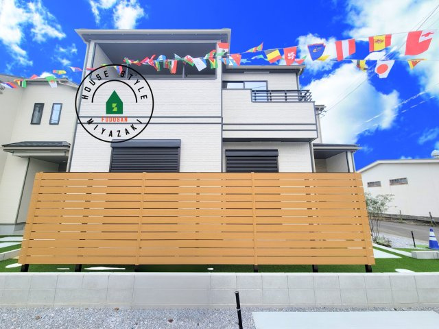 児湯郡北高鍋第1-2棟（B号棟）の外観|外観も気になるポイント。