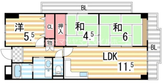 【間取り】 | サンマンション南野