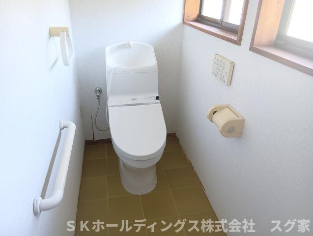 綾部市志賀郷古民家のトイレ