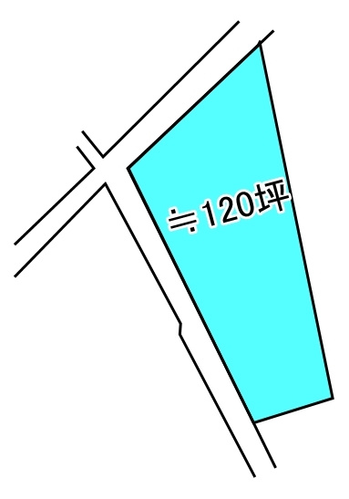 城下町　売土地の土地図
