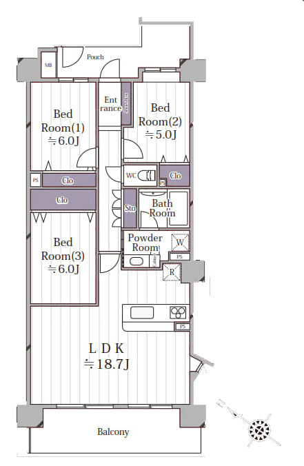 調布市上石原３丁目の中古マンション