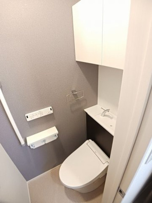 【トイレ】 | アルケイディアⅠ | ゆったりとした空間のトイレです