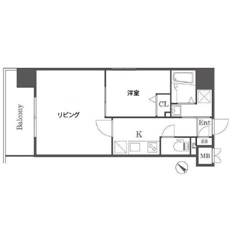 レブリアント天神東の間取り