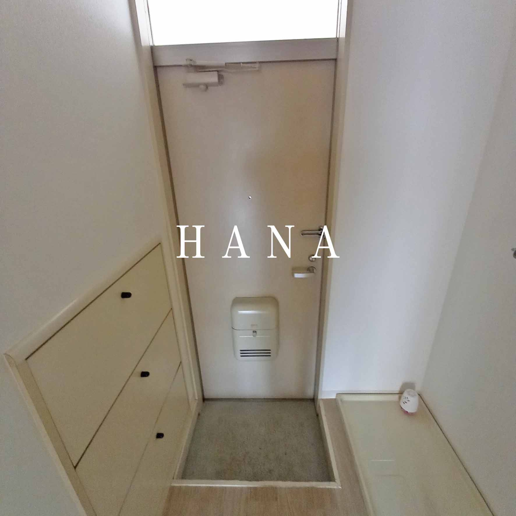 バンボハイツ弐号館の玄関