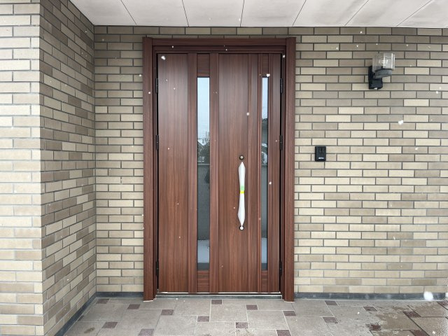 山形市下条町2丁目の玄関|玄関ドアも新品♪