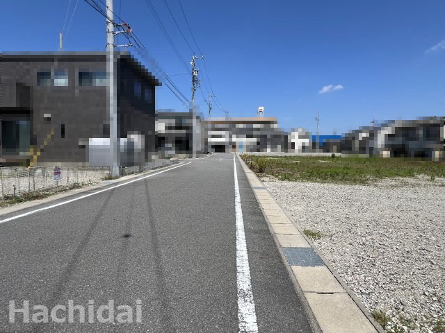 高浜市田戸町2丁目　新築一戸建の前面道路含む現地写真