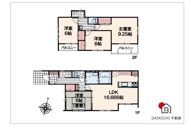 【間取り】 | 川島町下伊草　いろどりアイタウン　新築戸建　全13棟　4号棟