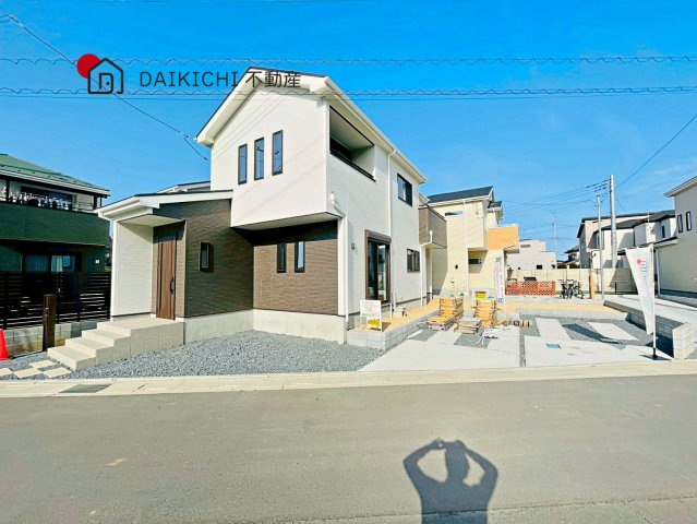 【前面道路含む現地写真】 | 川島町下伊草　いろどりアイタウン　新築戸建　全13棟　4号棟