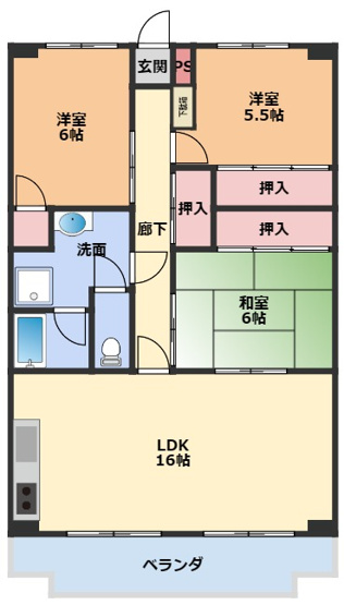 【間取り】 | ＯＳ・ＳＫＹフレックス藤が丘